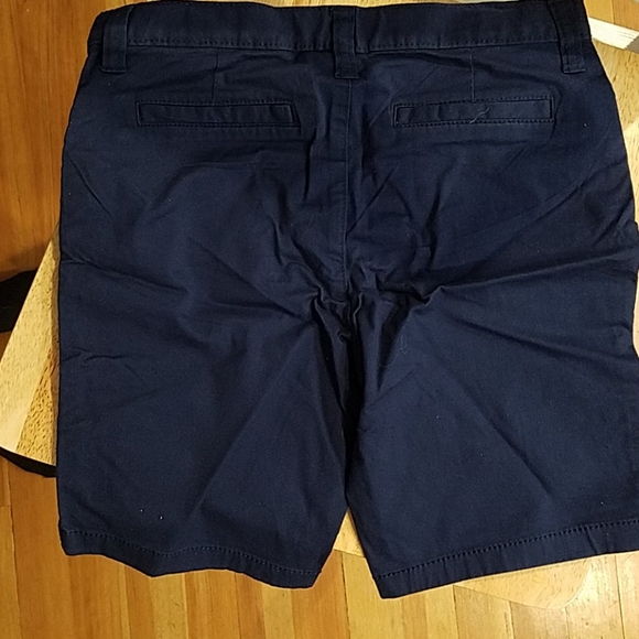 Adjustable waist navy Bermuda shorts - Picture 2 of 2